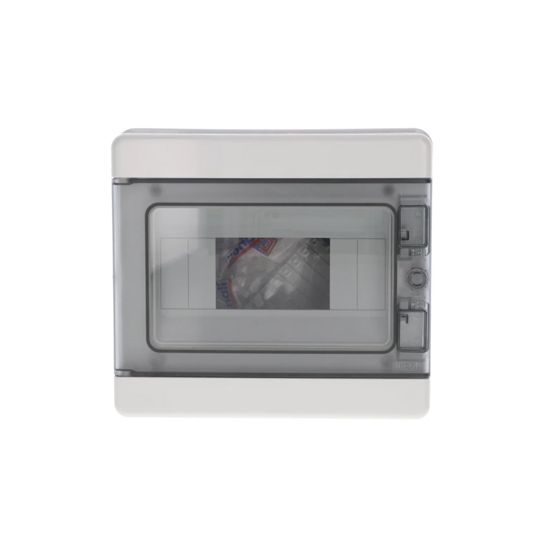 Rozdzielnica modułowa PV 1x8 natynkowa drzwi transp. seria 620 IP65 200x180x100 szyna N+PE szara EC62008E