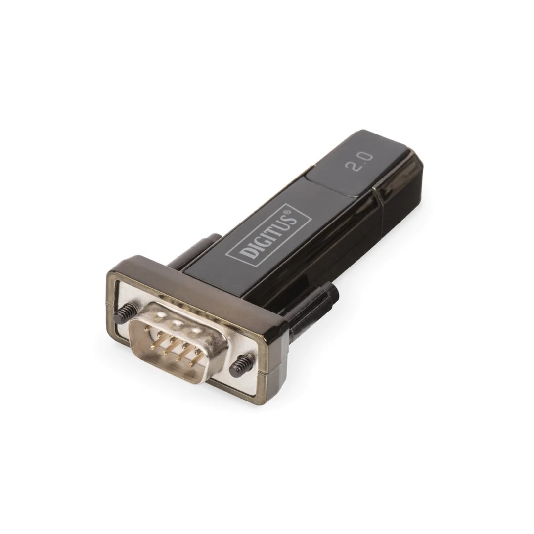 Konwerter/Adapter USB 2.0 do RS232 (DB9) z przedłużaczem USB A M/Ż 80cm DA-70167