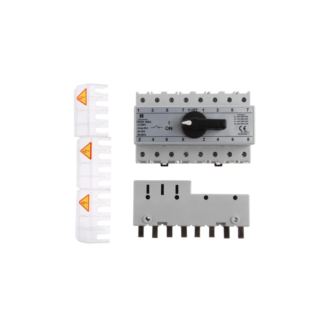 Przełącznik sieć-agregat 63A 4P PRZK-4063W02