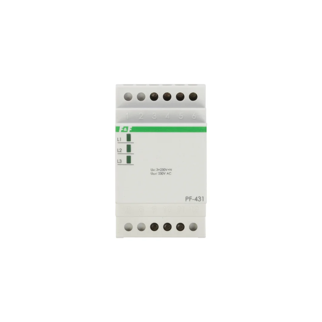 Automatyczny przełącznik faz 16A 3x230V+N PF-431
