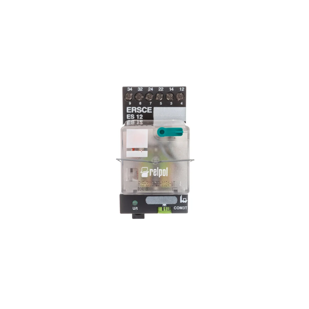 Przekaźnik czasowy wielofunkcyjny 3P 10A 1sek-10dni 24V AC/DC PIR153-024DC-00T 855535