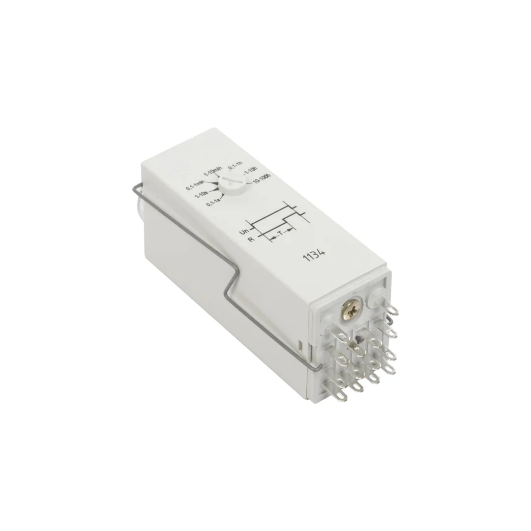 Przekaźnik czasowy 4P 6A 1sek-100h 230V AC opóźnione załączenie T-R4E-2014-23-5230 854016