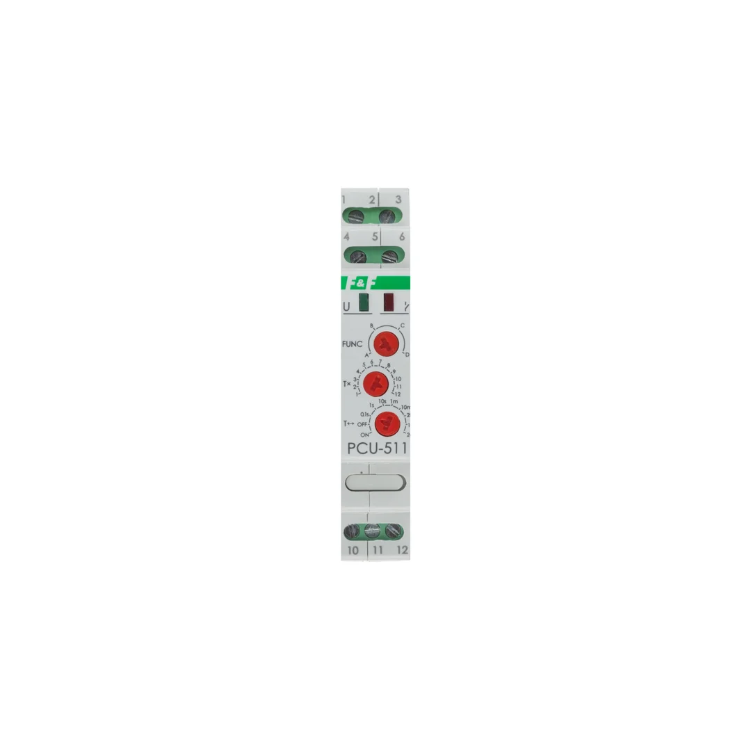 Przekaźnik czasowy 1P 8A 0,1-576h 230V AC, 24V AC/DC wielofunkcyjny PCU-511DUO