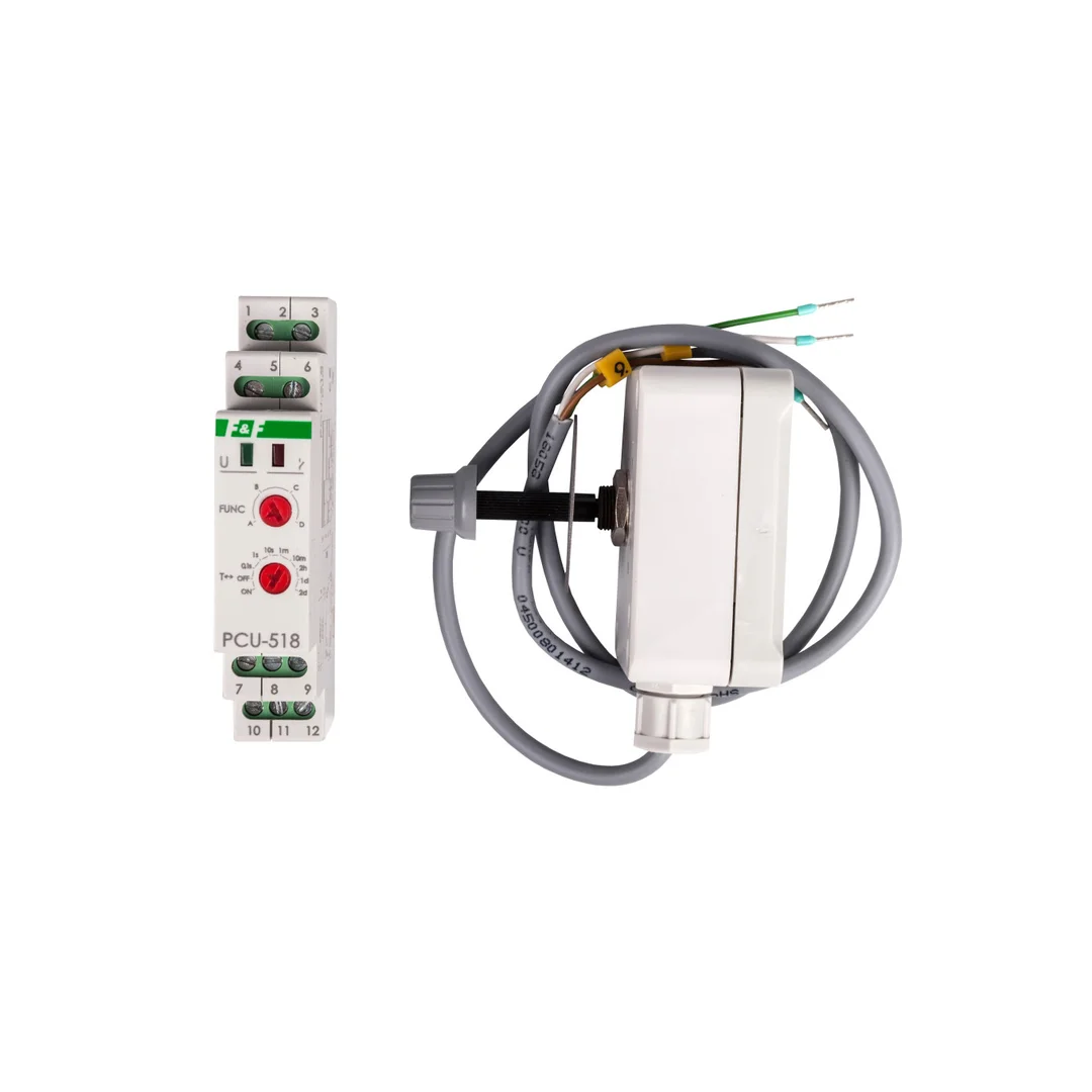Przekaźnik czasowy 1P 8A 0,1sek-576h 230V AC, 24V AC/DC wielofunkcyjny PCU-518DUO
