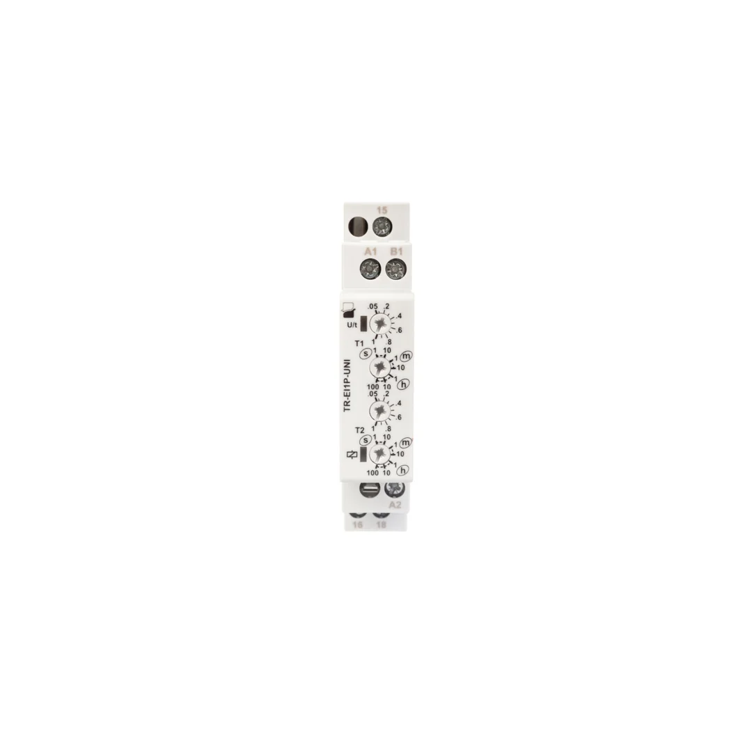 Przekaźnik czasowy wielofunkcyjny 1P 8A 1sek-100h 12-240V AC/DC TR-EI1P-UNI 2612869