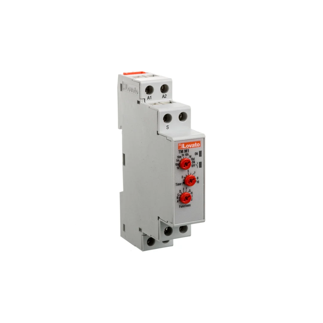 Przekaźnik czasowy wielofunkcyjny 1P, zakres nastaw 0,1s-10dni, 8A 12-240V AC/DC TMM1