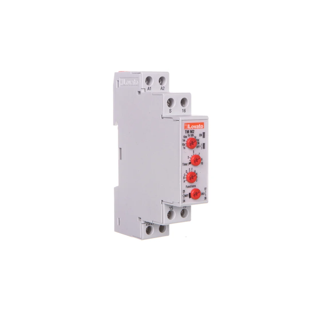 Przekaźnik czasowy 1Z+1P zwłoczny 0,1s-10dni 8A 12-240V AC/DC programowalny wielofunkcyjny TMM2