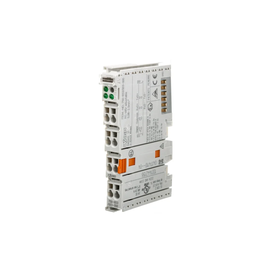 Moduł RS-485 konfiguracjaa dowolna na TS35 750-653/003-000
