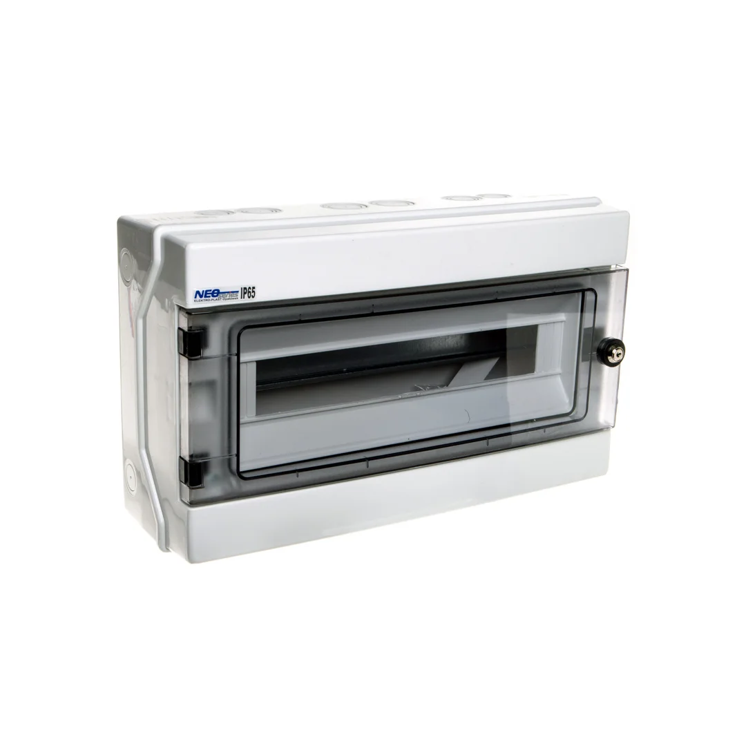 Rozdzielnica hermetyczna modułowa (500V AC ,1000V DC) 1x18 natynkowa IP65 RH-18/Z (z zamkiem) 36.19