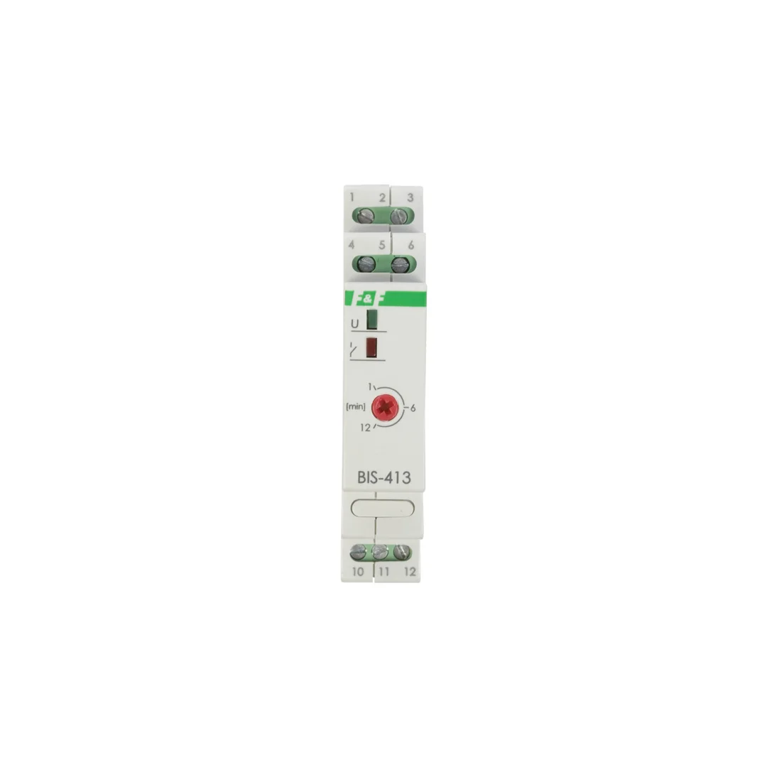 Przekaźnik impulsowy z wyłącznikiem czasowym 16A 230V AC 1P BIS-413