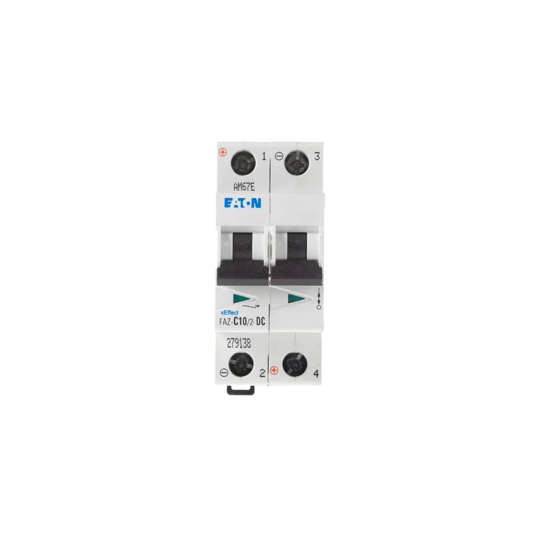 Wyłącznik nadprądowy 2P C 10A 15kA DC FAZ C10/2-DC 279138
