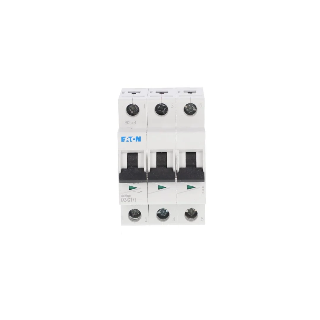 Wyłącznik nadprądowy 3P C 1A 15kA AC FAZ C1/3 278858