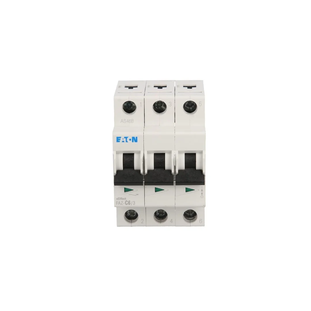 Wyłącznik nadprądowy 3P C 6A 15kA AC FAZ C6/3 278867