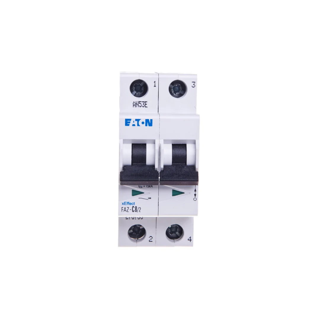 Wyłącznik nadprądowy 2P C 8A 15kA AC FAZ C8/2 278755