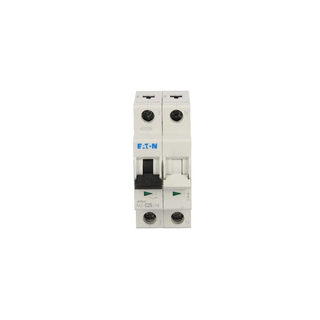 Wyłącznik nadprądowy 1+N C 25A 15kA AC FAZ C25/1N 278676