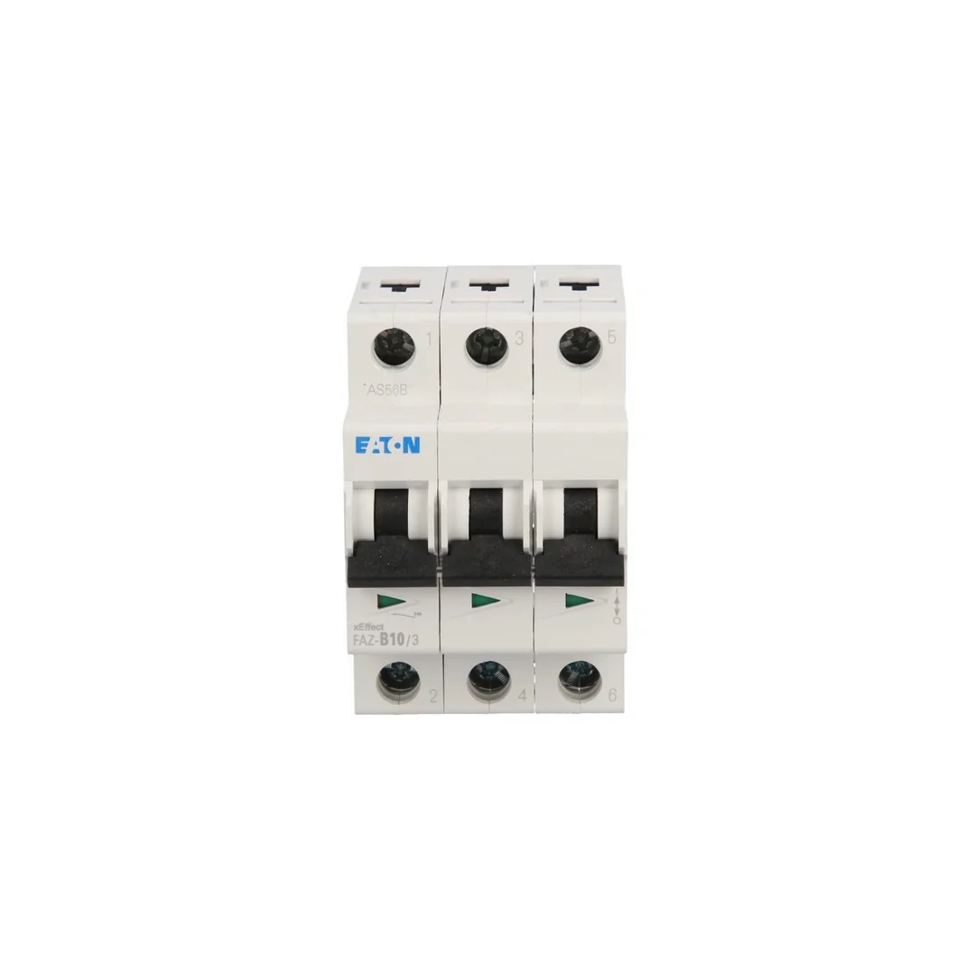 Wyłącznik nadprądowy 3P B 10A 15kA AC FAZ B10/3 278843