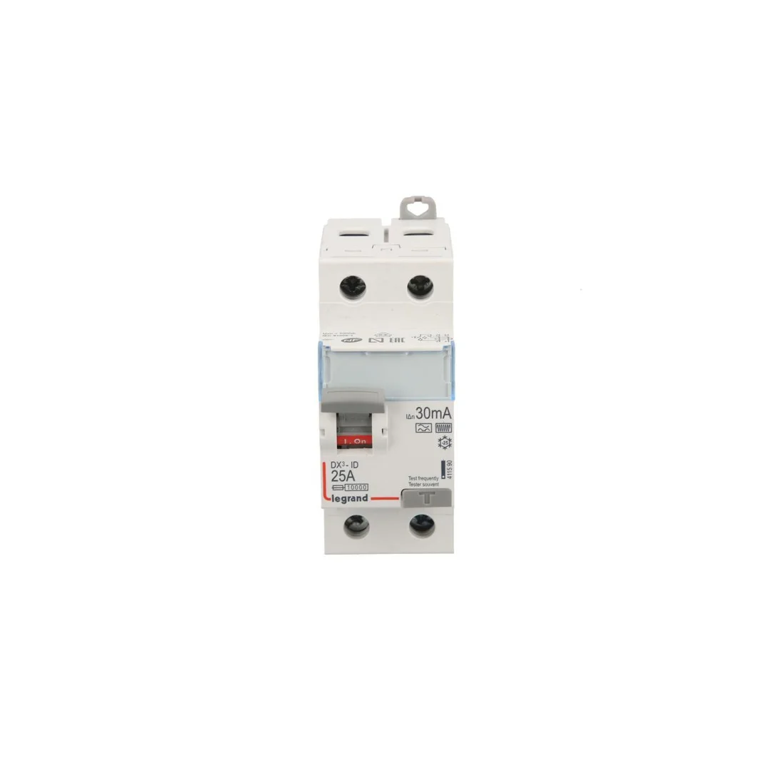 Wyłącznik różnicowoprądowy 2P 25A 0,03A typ F (HPI) SERII DX3 411590
