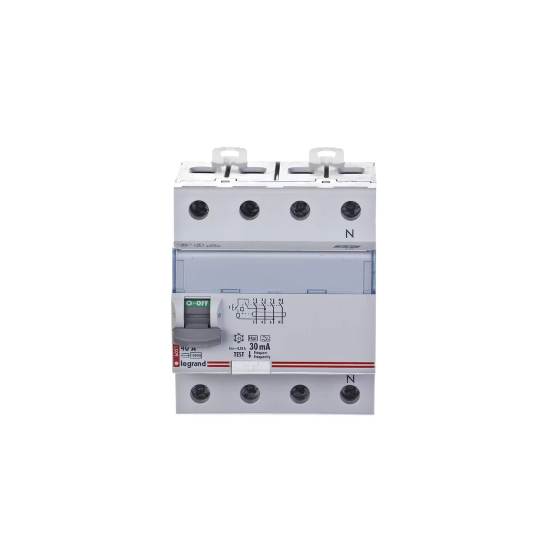 Wyłącznik różnicowoprądowy P 304 4P 40A 0,03A Typ F (HPI) SERII DX3 411695