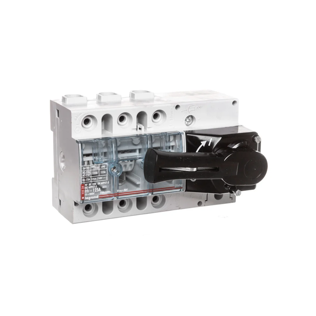 Rozłącznik izolacyjny 3P 125A VISTOP /napęd frontowy czarny/ 022534