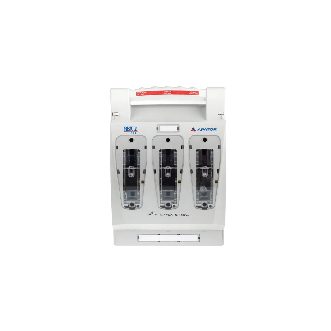 Rozłącznik izolacyjny bezpiecznikowy 400A RBK 2 pro-M SD 60 /zaciski śrubowe do 240mm2/ 63-811686-061