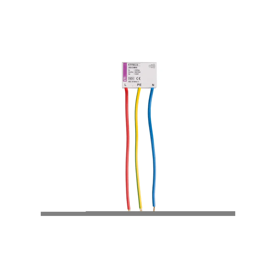 Ogranicznik przepięć typ T3 (D) ETITEC D 255/3 MINI do puszki instalacyjnej 002441632