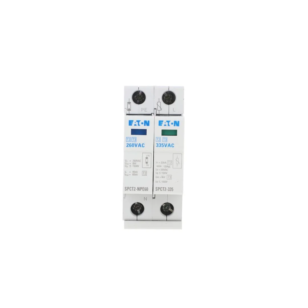 Ogranicznik przepięć Typ T2 2F 20kA 1.4kV SPCT2-335-1+NPE 167621