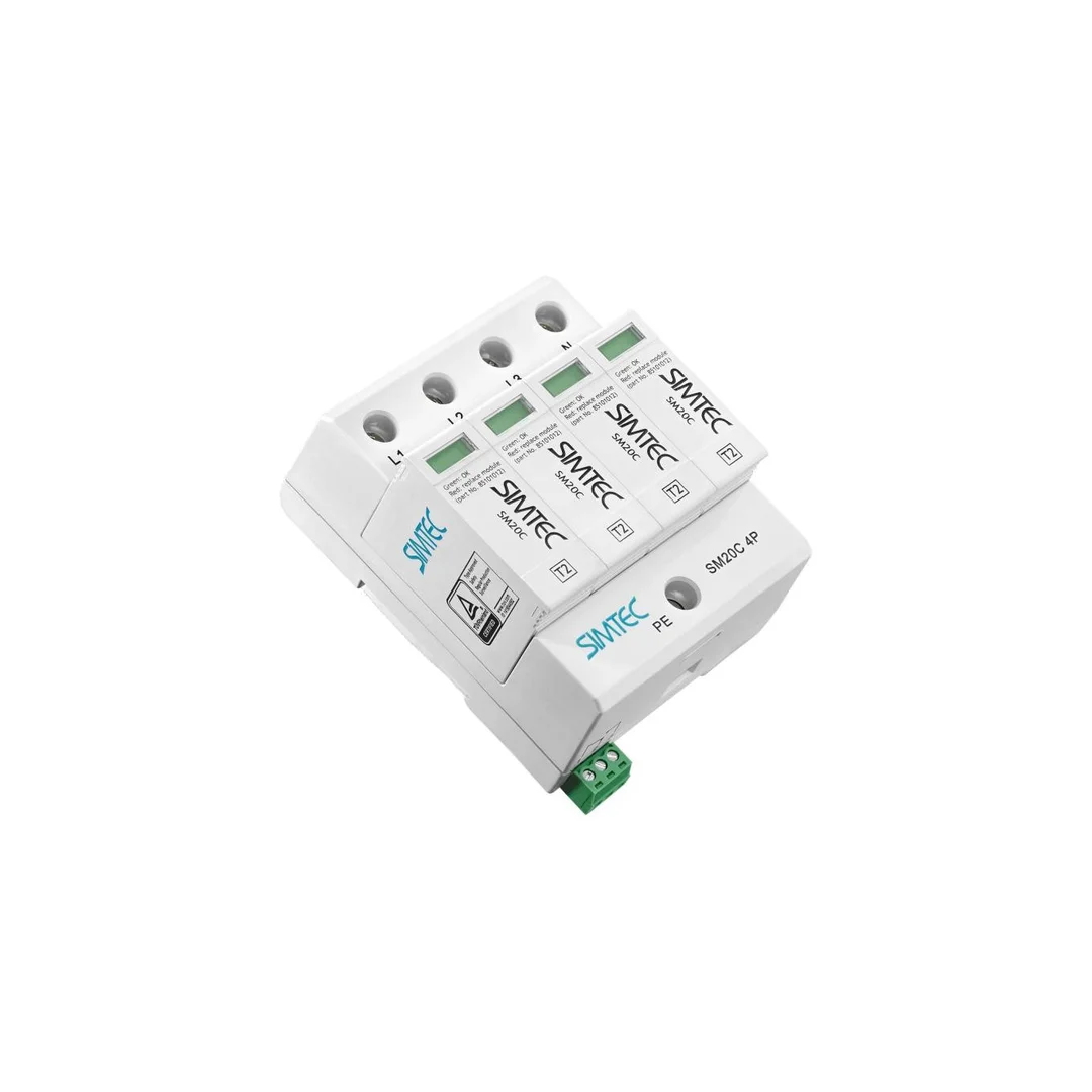 Ogranicznik przepięć Typ T2 4P 20kA SIMTEC SM20C/4-275 85102000