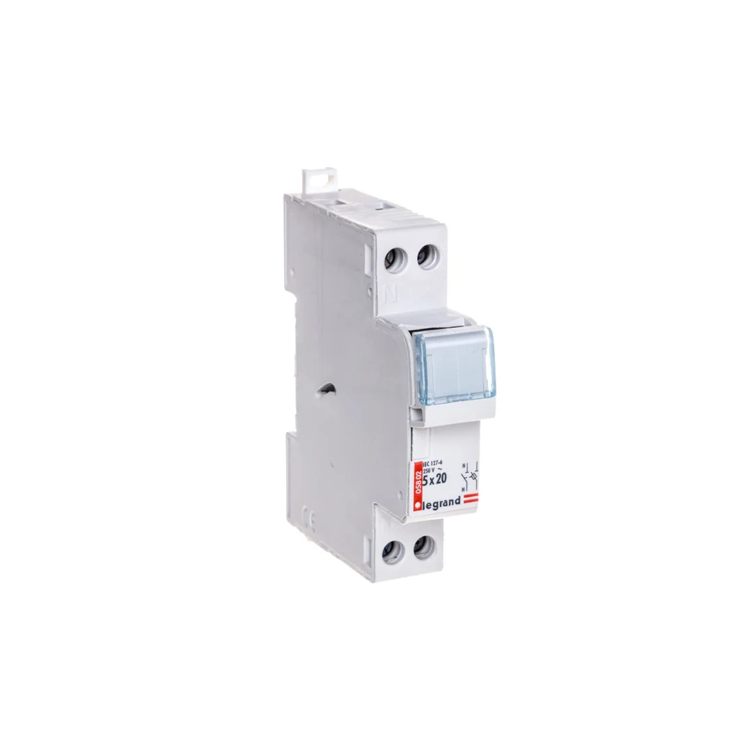 Rozłącznik bezpiecznikowy cylindryczny 1P+N 5x20mm RB302 005802