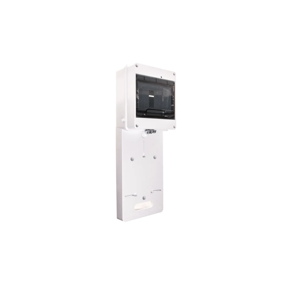 Tablica licznikowa jednofazowego z szybą dymną 420x157mm z miejscem na zabezpieczenia 7xS biała TLR-1F-N-PE 0112-00