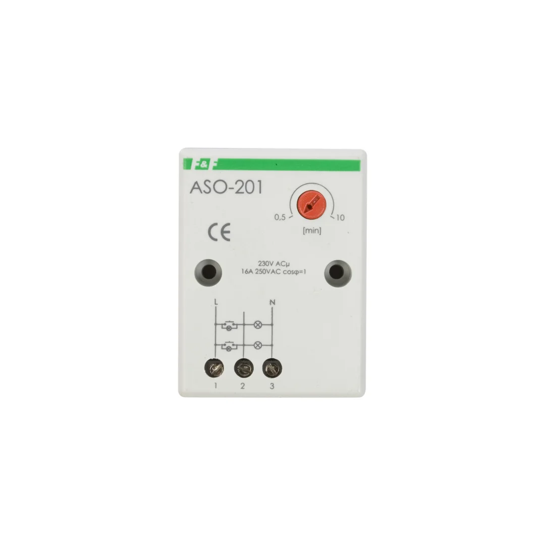 Automat schodowy 10A 0,5-10min 230V AC ASO-201