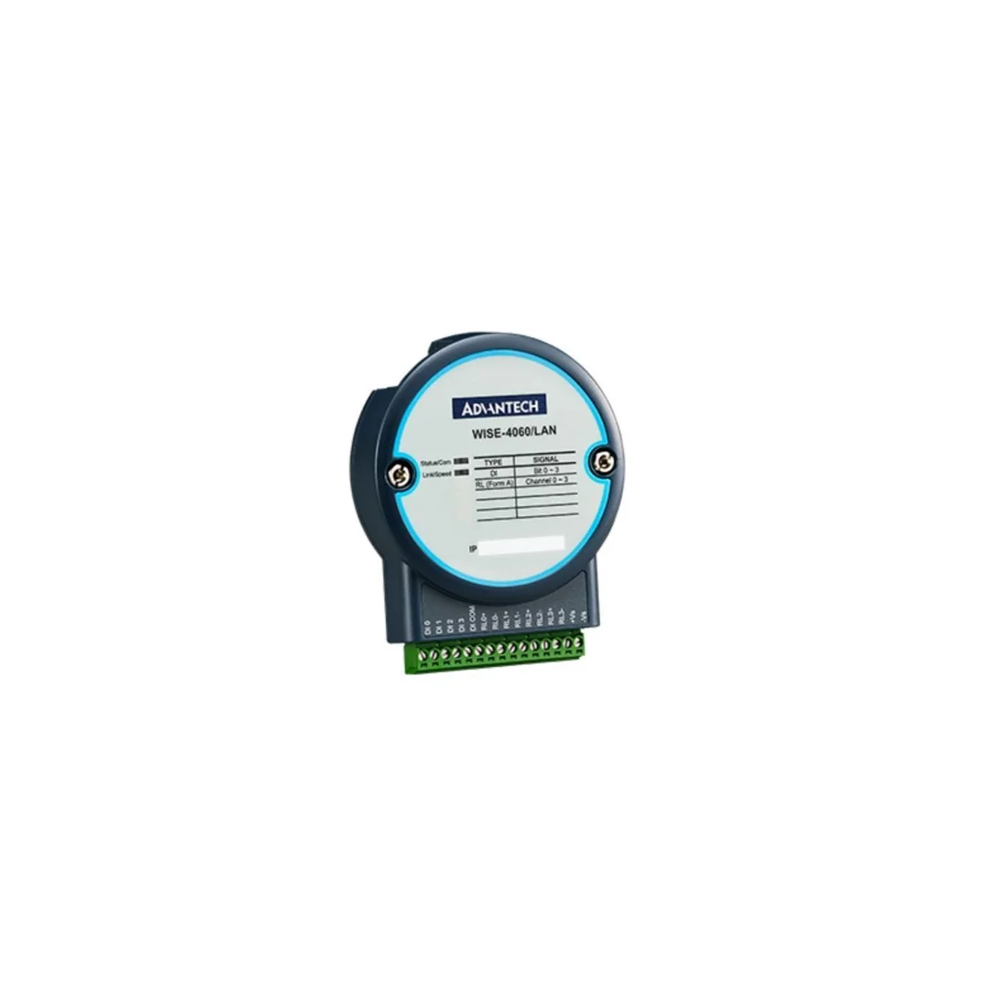 4-kanałowy moduł wejść cyfrowych DI i przekaźników IoT Ethernet I/O WISE-4060LAN-B