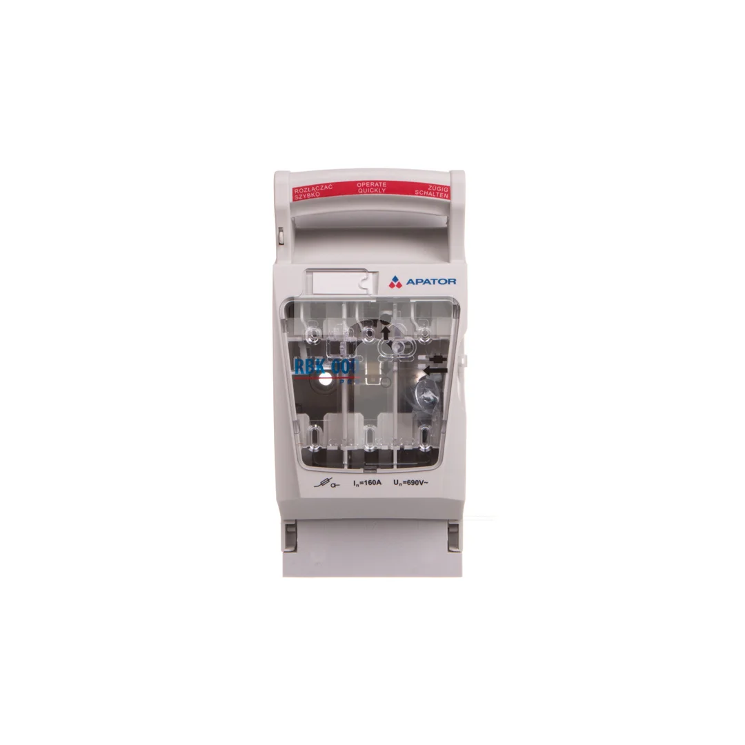 Rozłącznik izolacyjny bezpiecznikowy 100A RBK 000-W-M pro /zaciski śrubowe M8 do 70mm2/ 63-823191-081