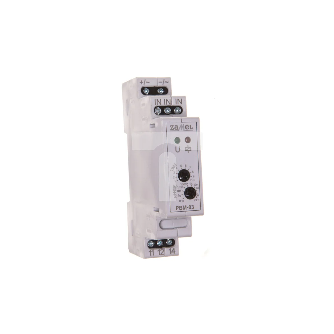 Przekaźnik bistabilny z wyłącznikiem czasowym 24V AC/DC PBM-03/24V EXT10000066