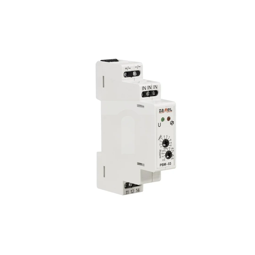 Przekaźnik bistabilny z wyłącznikiem czasowym 24V AC/DC PBM-03/24V EXT10000066