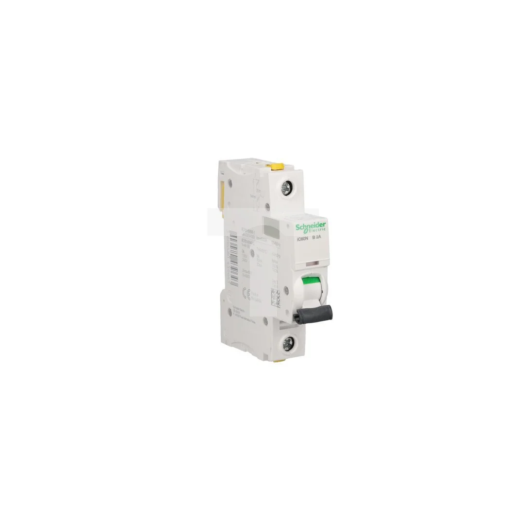 Wyłącznik nadprądowy 1P B 2A 6kA AC iC60N-B2 Acti9 A9F03102