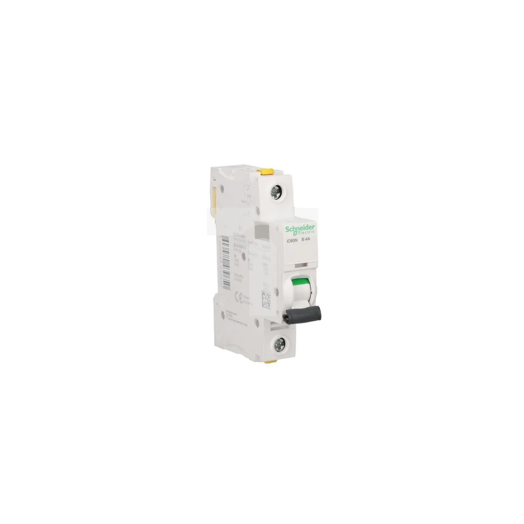 Wyłącznik nadprądowy 1P B 4A 6kA AC iC60N-B4 Acti9 A9F03104