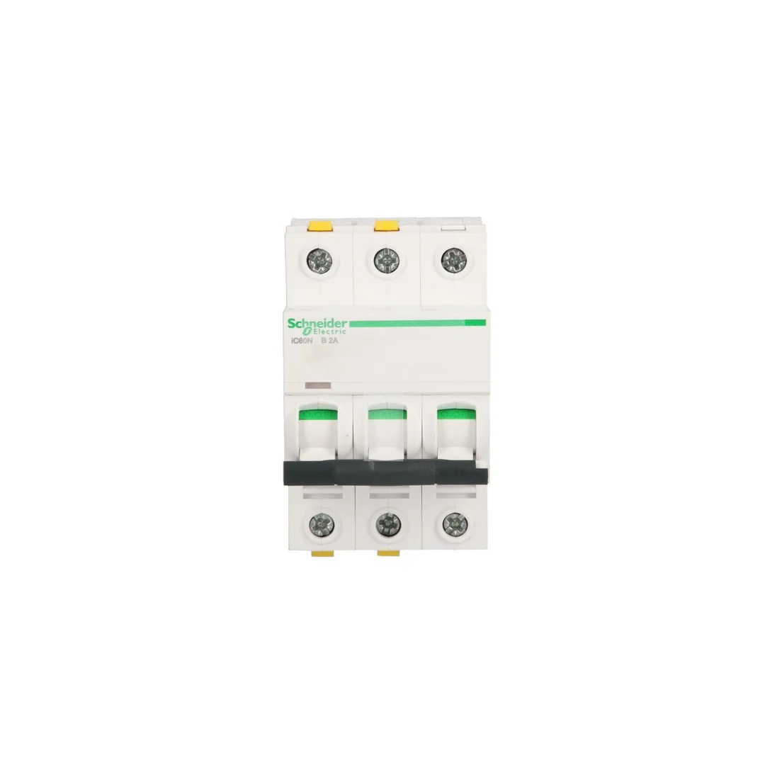 Wyłącznik nadprądowy 3P B 2A 6kA AC iC60N-B2-3 Acti9 A9F03302