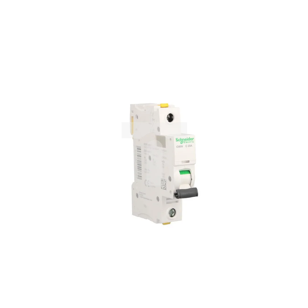 Wyłącznik nadprądowy 1P C 25A 6kA AC iC60N-C25 Acti9 A9F04125