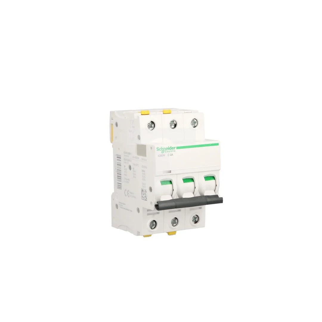 Wyłącznik nadprądowy 3P C 2A 6kA AC iC60N-C2-3 Acti9 A9F04302