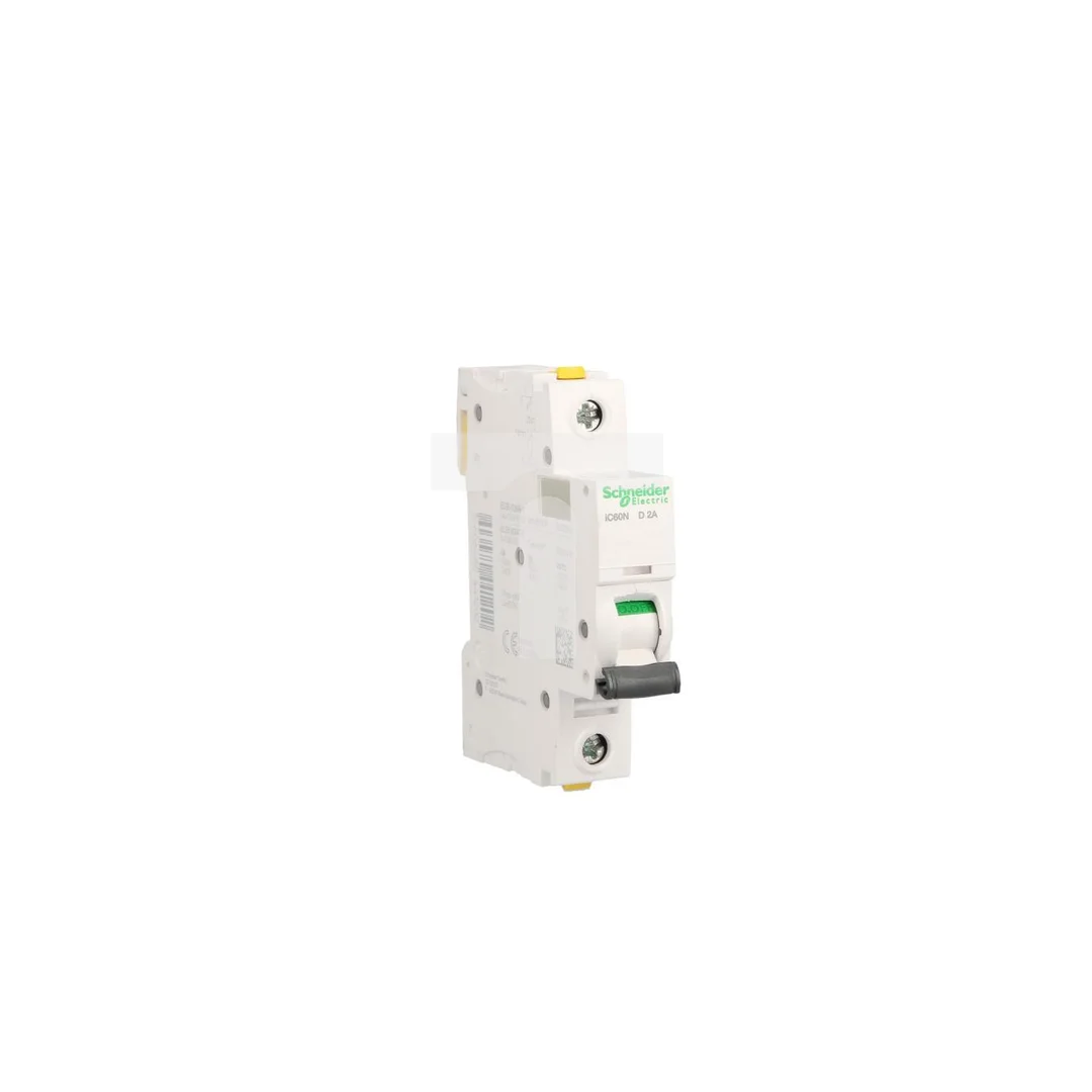 Wyłącznik nadprądowy 1P D 2A 6kA AC iC60N-D2 Acti9 A9F05102