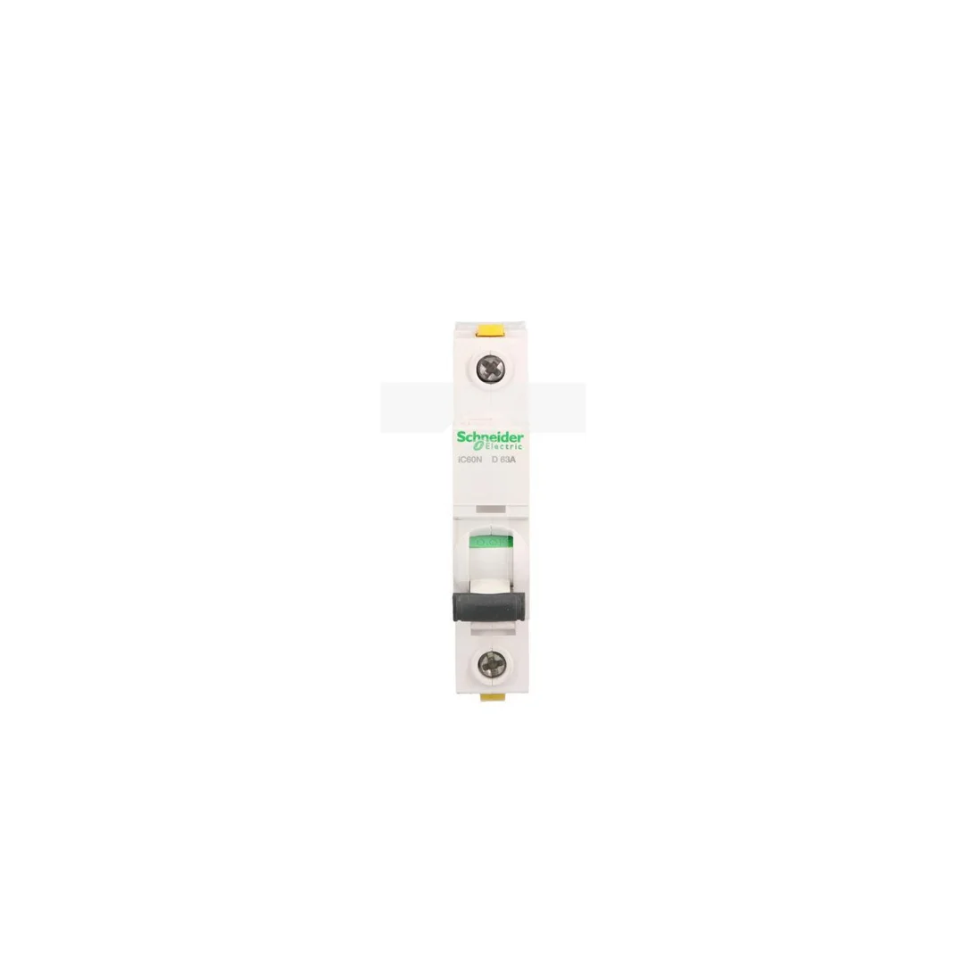 Wyłącznik nadprądowy 1P D 63A 6kA AC iC60N-D63 Acti9 A9F05163