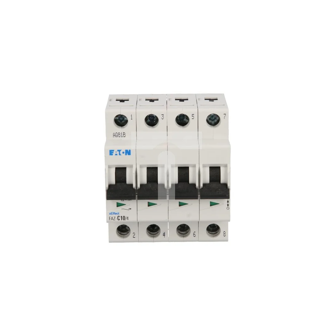 Wyłącznik nadprądowy 4P C 10A 15kA AC FAZ C10/4 279057