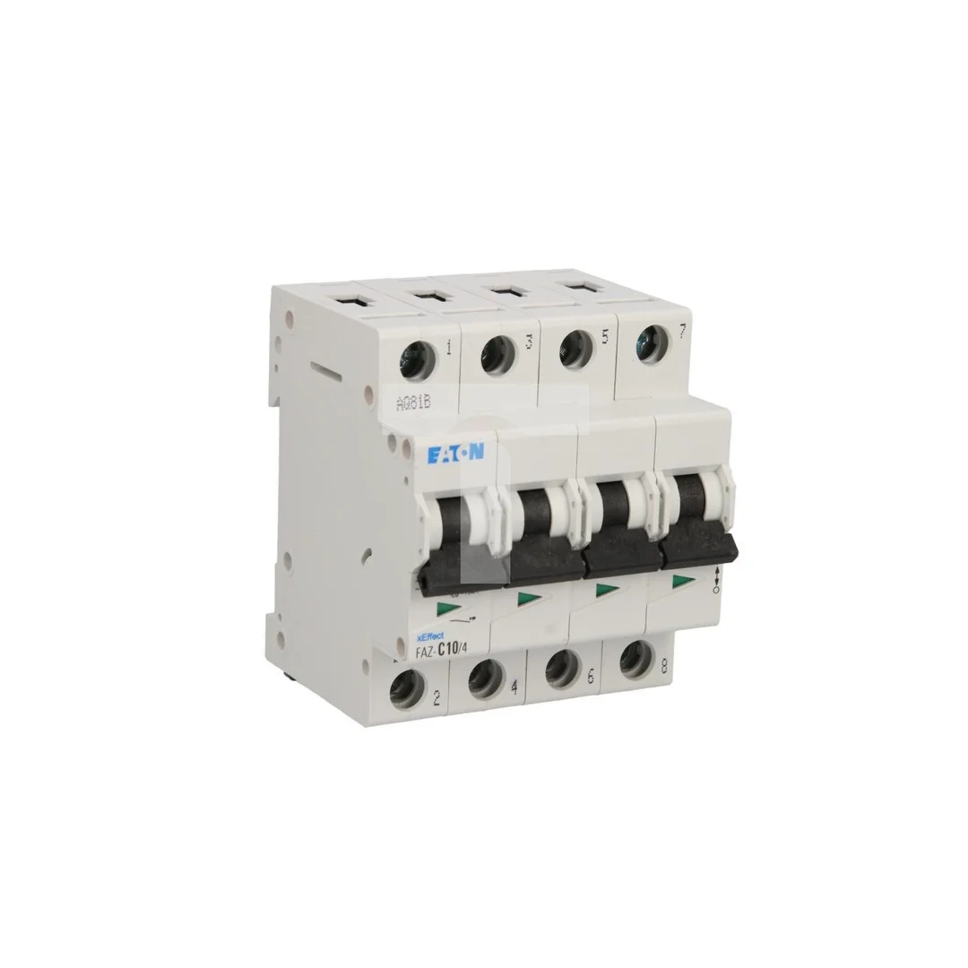 Wyłącznik nadprądowy 4P C 10A 15kA AC FAZ C10/4 279057