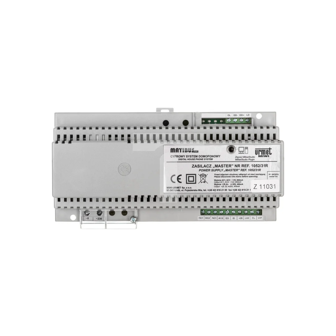 Zasilacz domofonowy Master systemowy do MATIBUS-SE 1052/31R