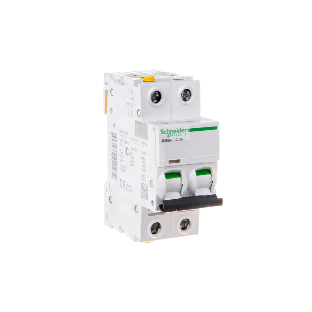 Wyłącznik nadprądowy 2P C 4A 6kA AC iC60N-C4-2 Acti9 A9F04204