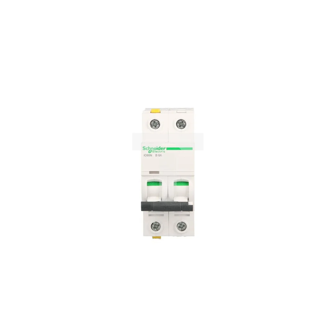 Wyłącznik nadprądowy 2P B 6A 6kA AC iC60N-B6-2 Acti9 A9F03206