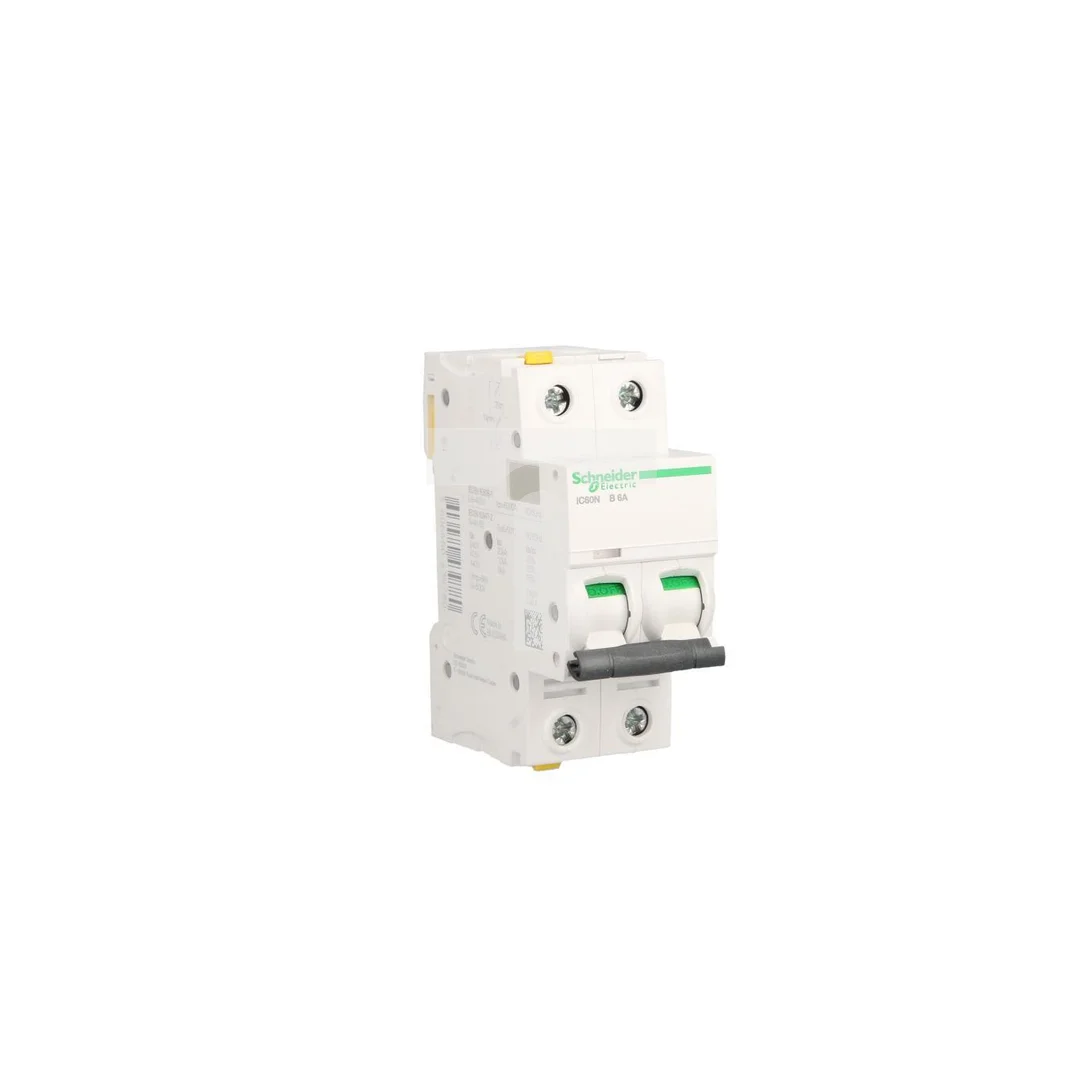 Wyłącznik nadprądowy 2P B 6A 6kA AC iC60N-B6-2 Acti9 A9F03206