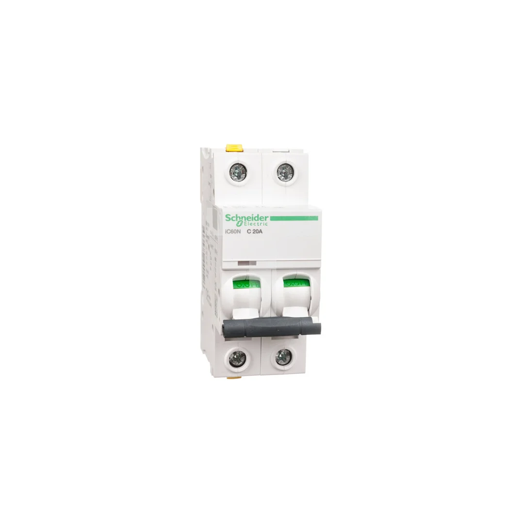 Wyłącznik nadprądowy 2P C 20A 6kA AC iC60N-C20-2 Acti9 A9F04220