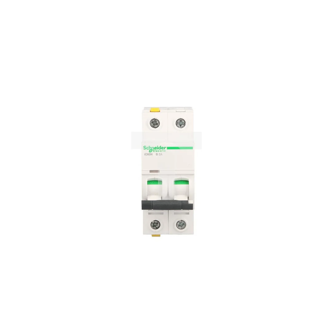 Wyłącznik nadprądowy 2P B 2A 6kA AC iC60N-B2-2 Acti9 A9F03202