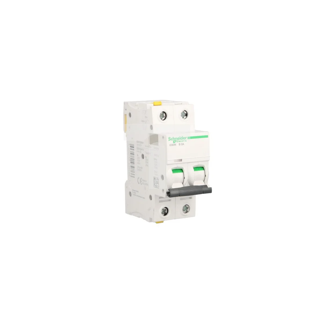 Wyłącznik nadprądowy 2P B 2A 6kA AC iC60N-B2-2 Acti9 A9F03202